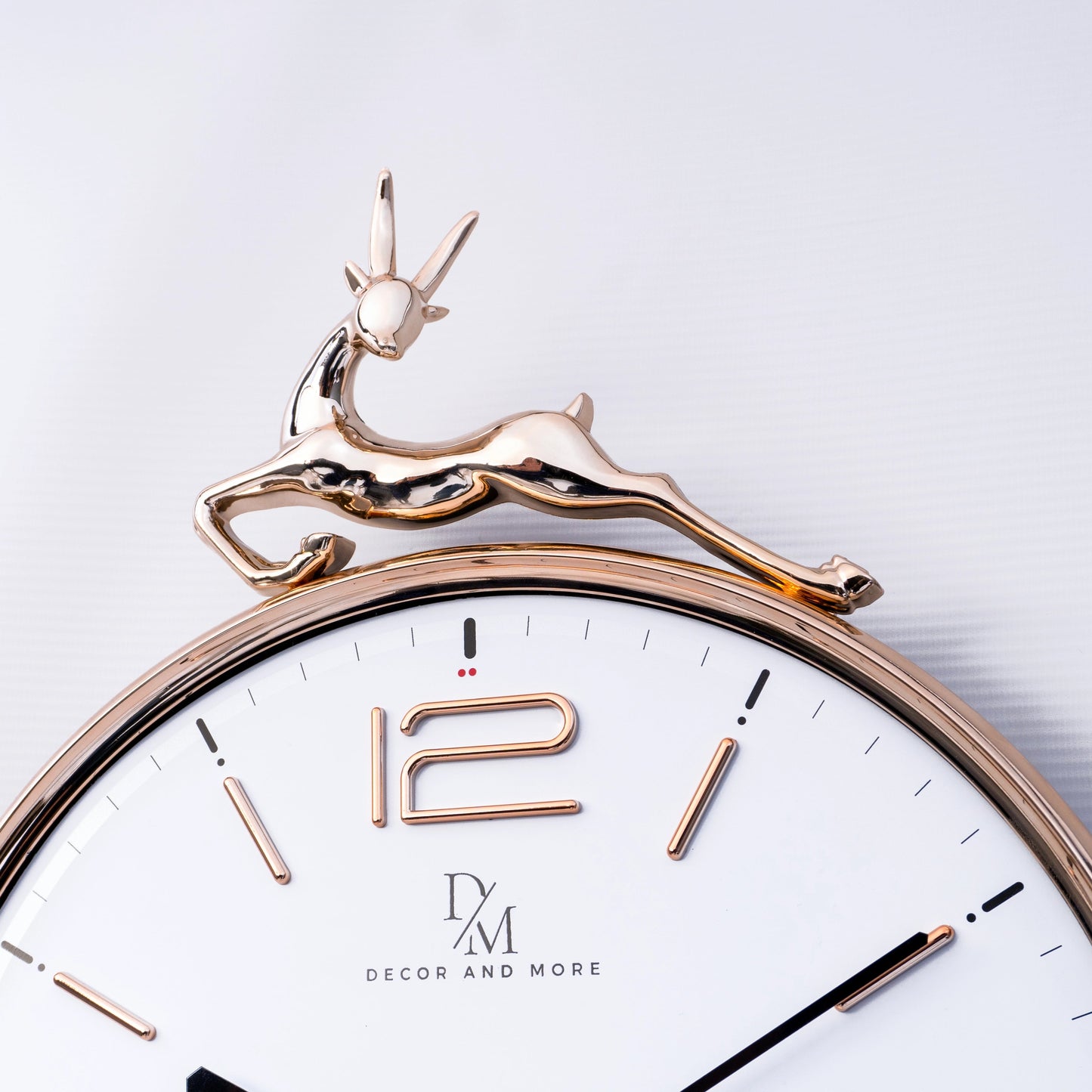 DECOR AND MORE (Imported)Fancy Deer Pendulum wall clock