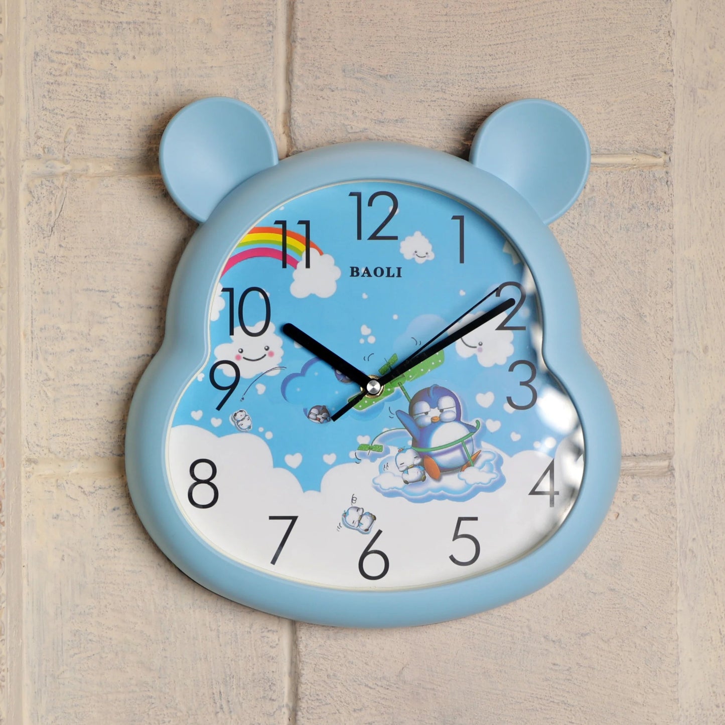 Cartoon Wall Clock for Kids β Colorful & Silent