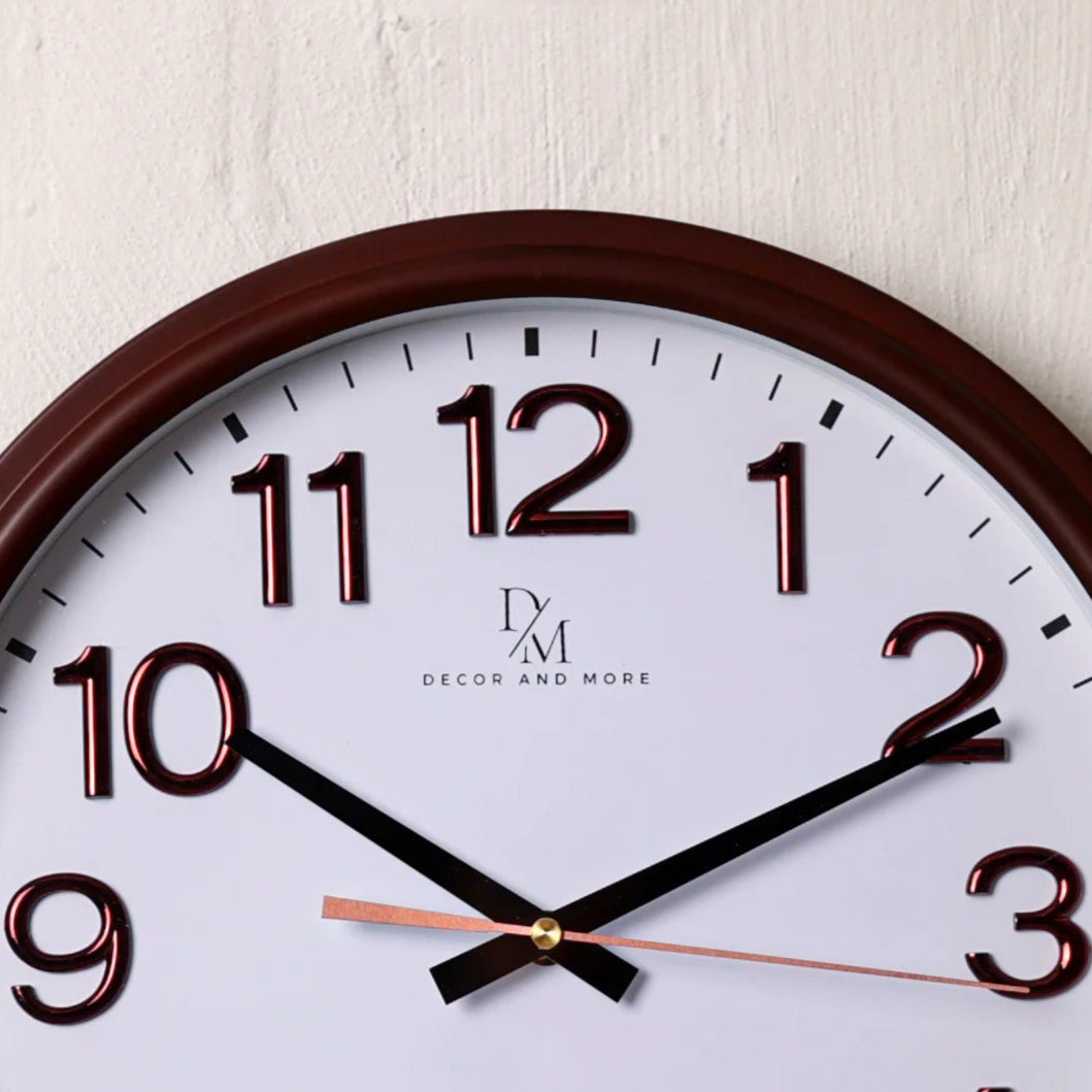 13-Inch Classic Imported Wall Clock In 2 Colors