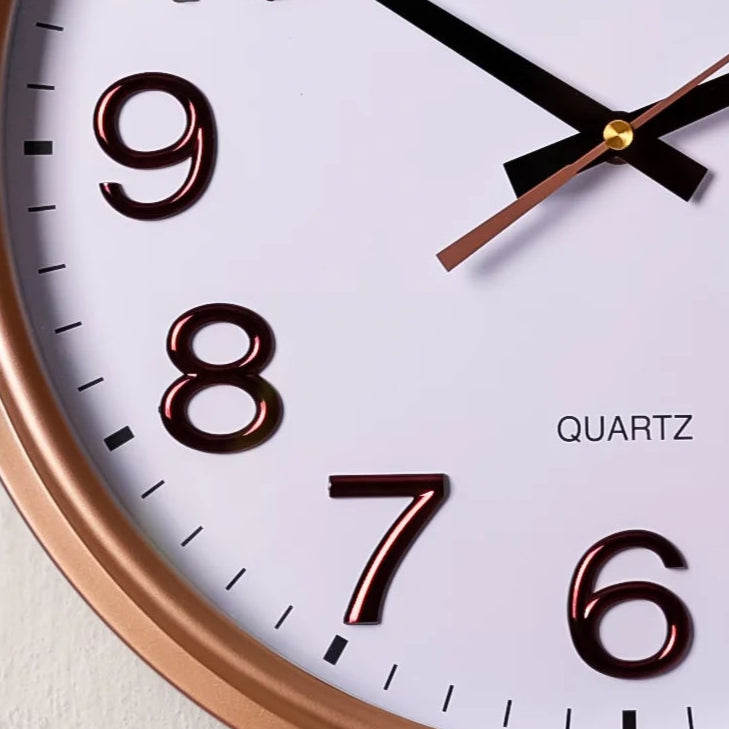 13-Inch Classic Imported Wall Clock In 2 Colors