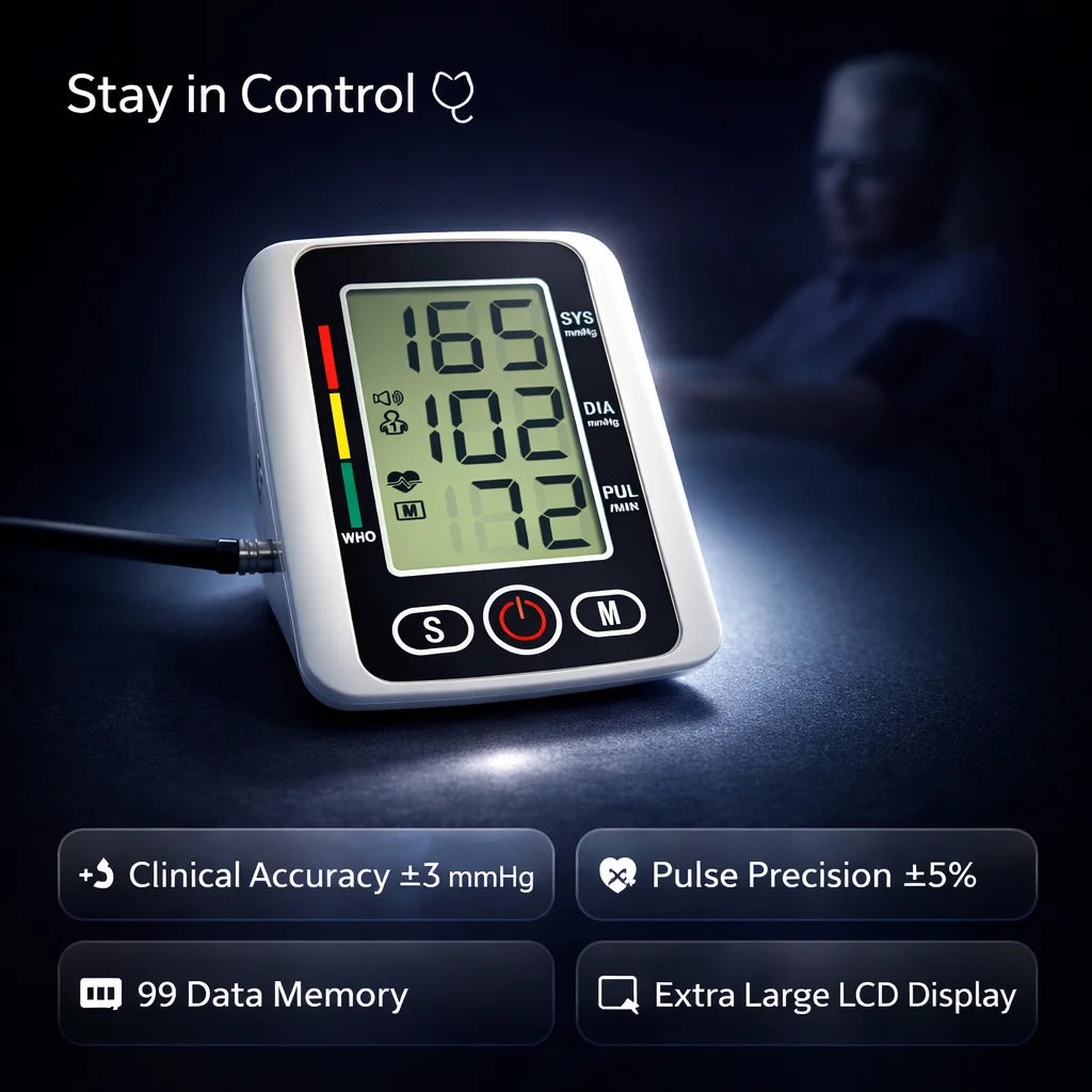 Digital Blood Pressure Monitor |  Easy Home Monitoring