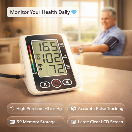 Digital Blood Pressure Monitor |  Easy Home Monitoring