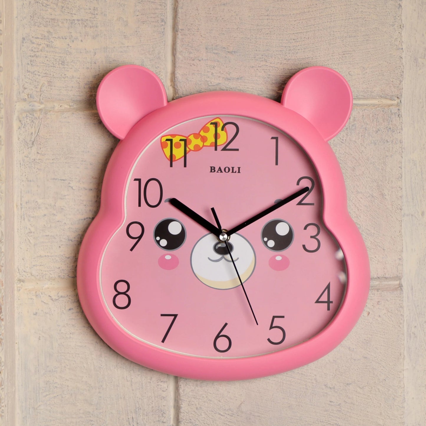 Cartoon Wall Clock for Kids – Colorful & Silent