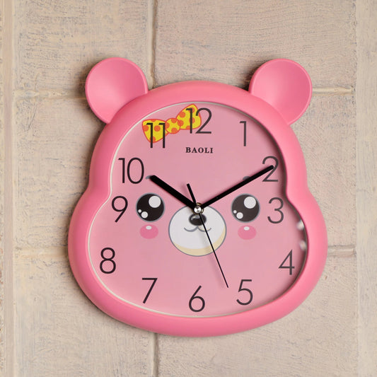 Cartoon Wall Clock for Kids – Colorful & Silent
