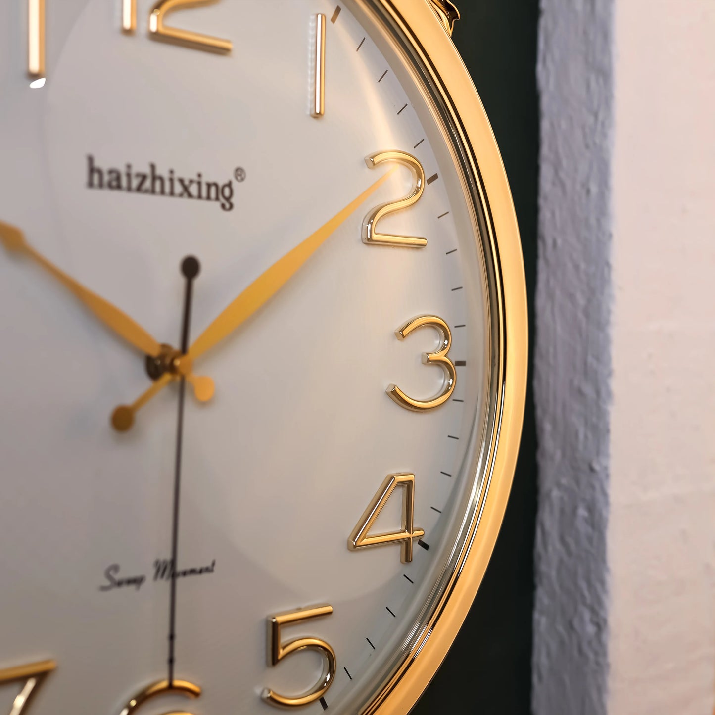 15" Chrome Finish Pendulum Wall Clock with Royal Crown