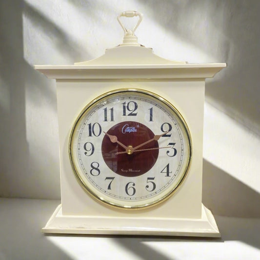 Imported Vintage style| Table & Wall use | Silent Sweep 14x12 Inch Clock