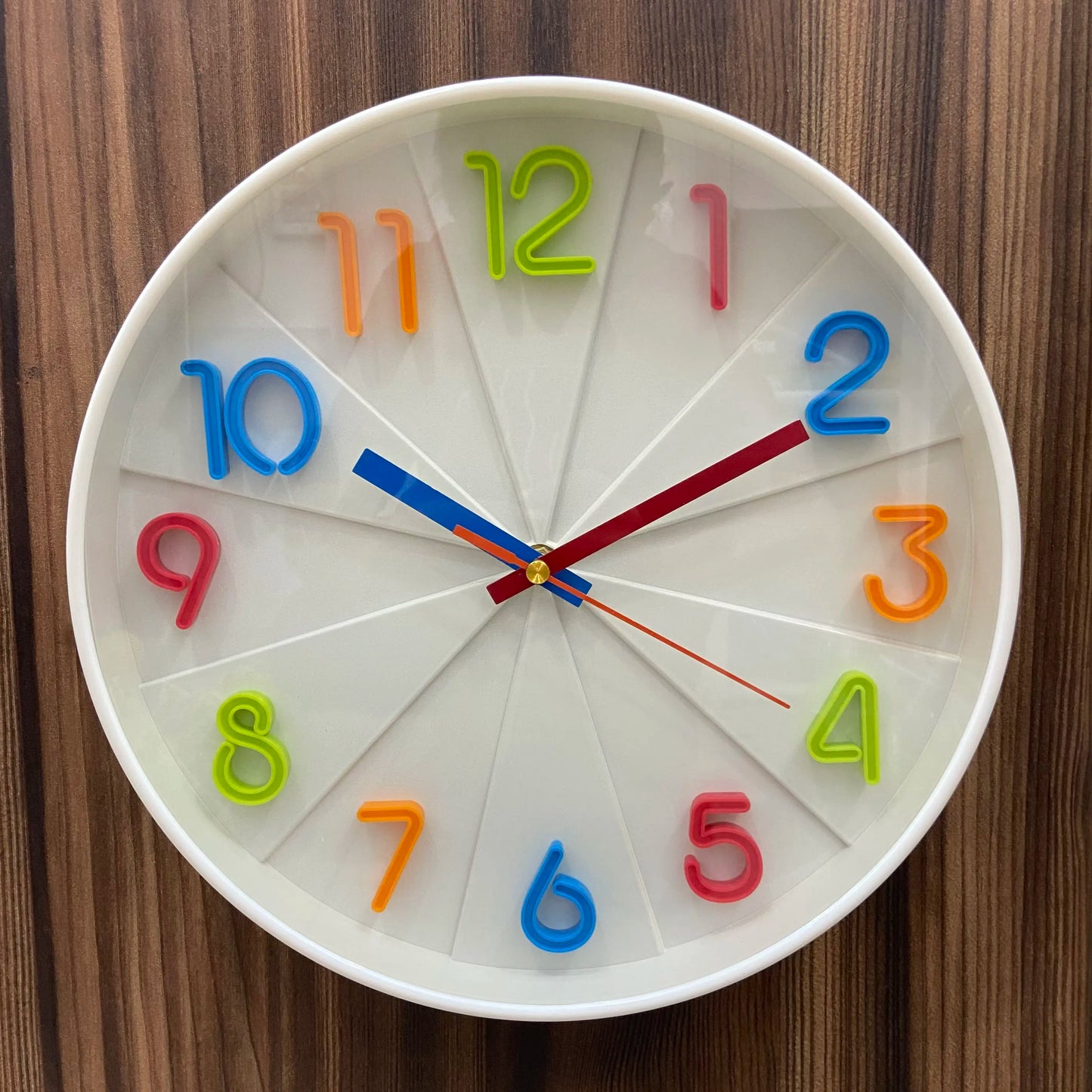 12-Inch Adorable Kids' Wall Clock In 3 Exciting Colors