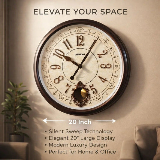 Original LISHENG 20-inch imported pendulum clock