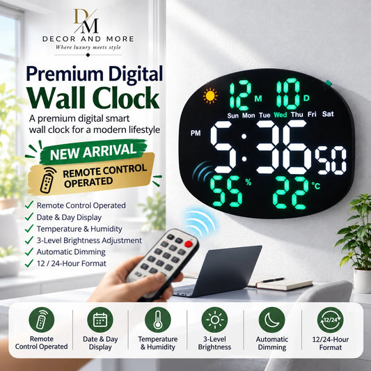 Digital Clock | Weather Station | with Humidity/Temp